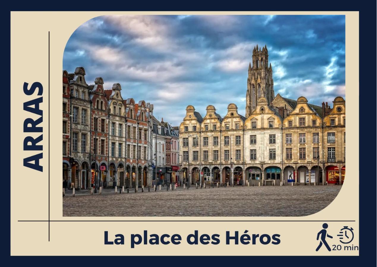 Le Cocon Bleu - Appartement Calme - Parking Gratuit - Fibre Arras Exterior photo